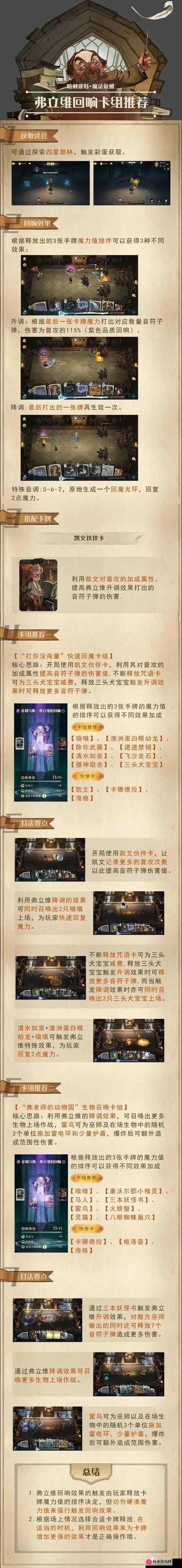 哈利波特魔法觉醒，回响搭配推荐与回响作用全面详解介绍